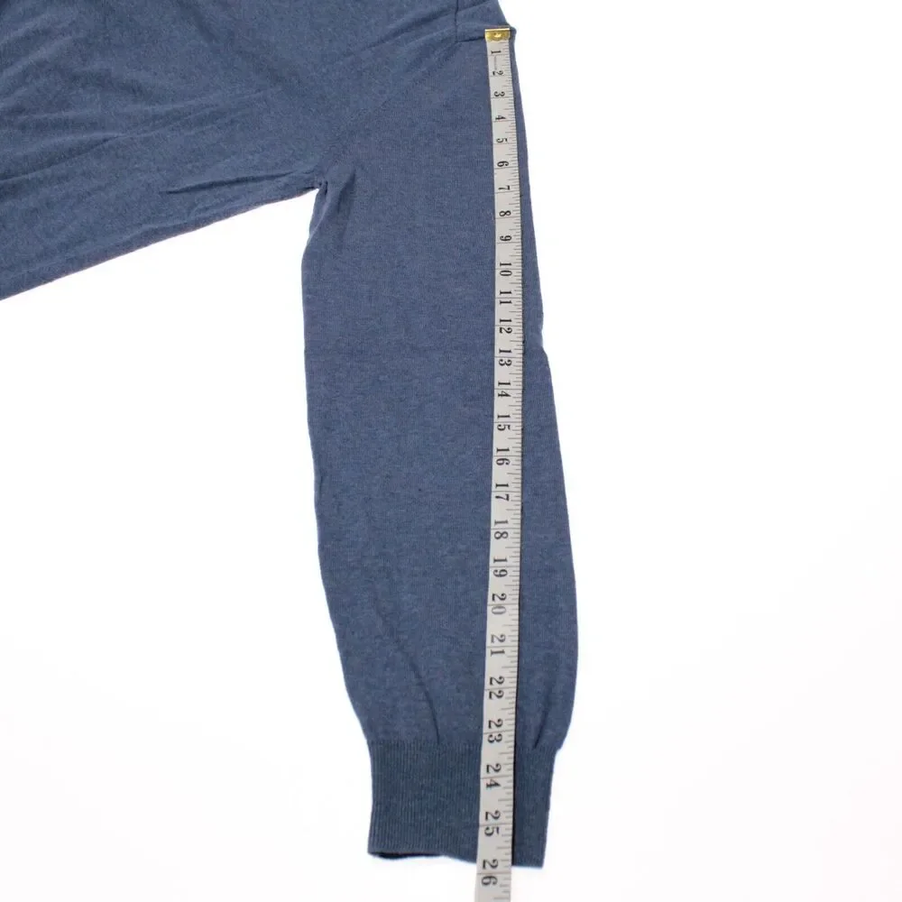 Luciano Barbera NWT Hooded Sweater Size 54 US XL in Blue 100% Cotton - Picture 5 of 8